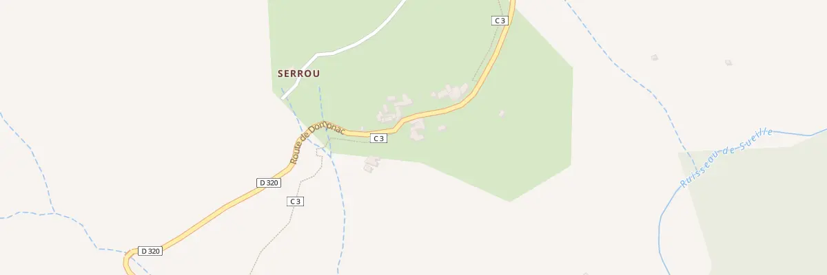 Plan du 5021 Merle à Dompnac
