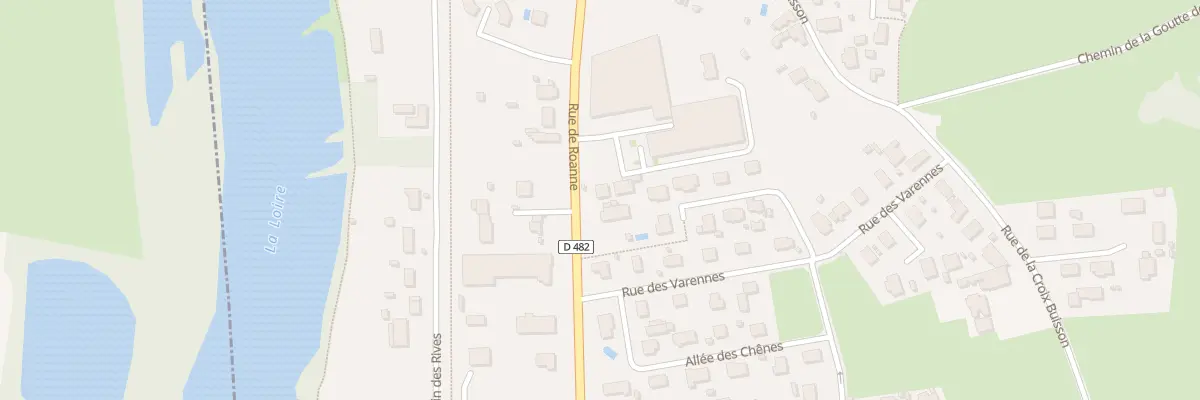 Plan du 343 Rte de Roanne à Saint-Haon-le-Vieux