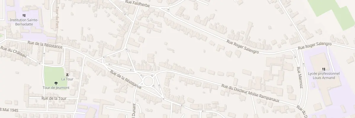 Plan du 36 Rue Moise Rampanaux à Jeumont
