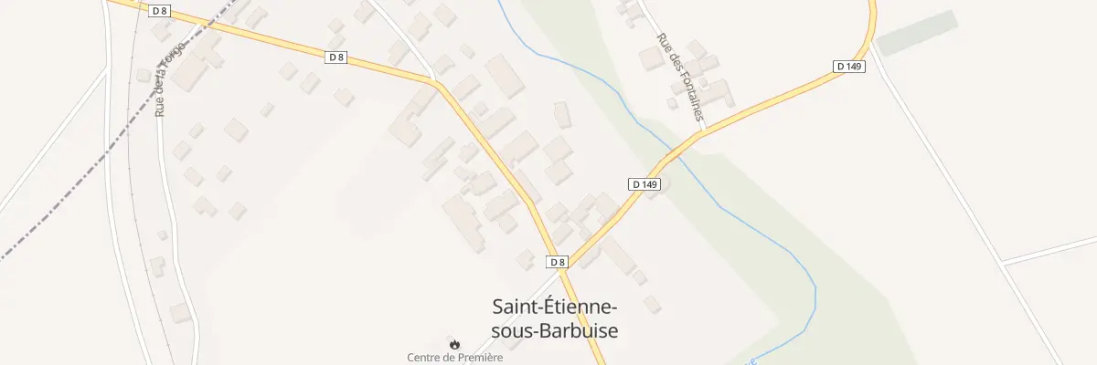 Plan du 9 Rue de la Libération à Saint-Étienne-sous-Barbuise