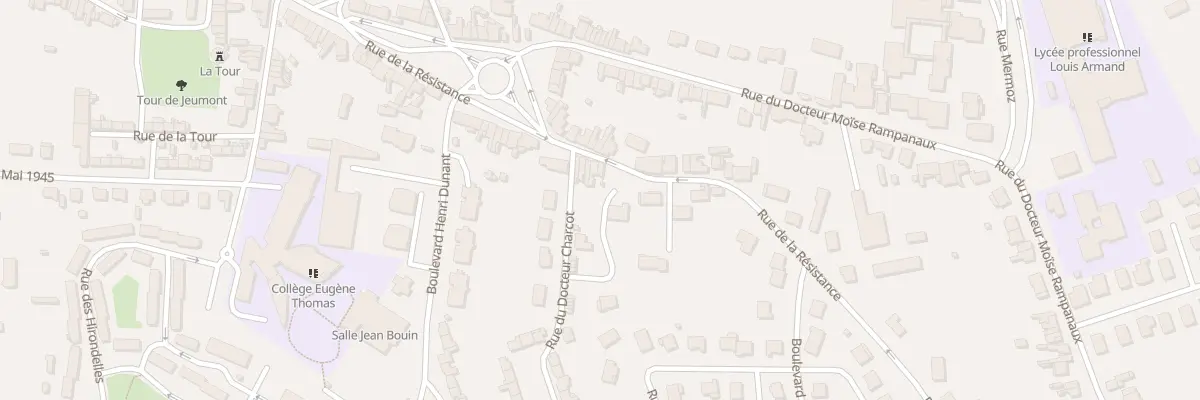 Plan du 549 Rue de la Résistance à Jeumont