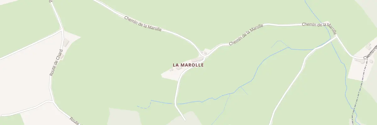 Plan du 500 Che de la Marolle à Sainte-Radegonde