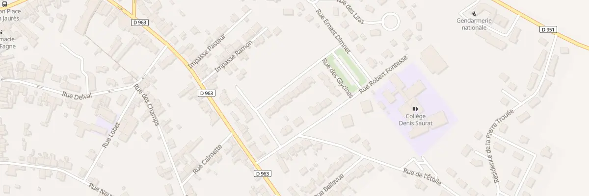 Plan du 12 Rue de l’Espérance à Trélon