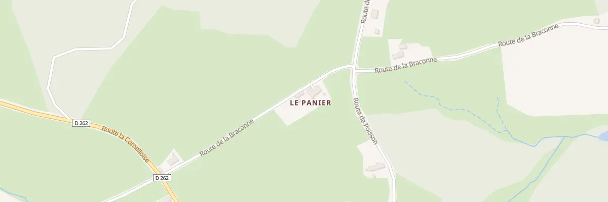 Plan du 5037 Le Panier à La Comelle