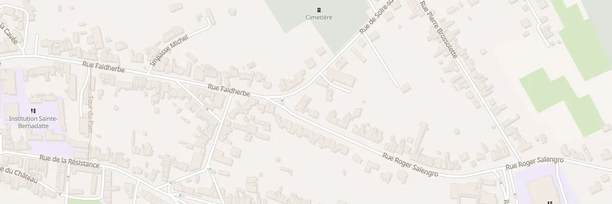 Plan du 21 Rue de Solre sur Sambre à Jeumont