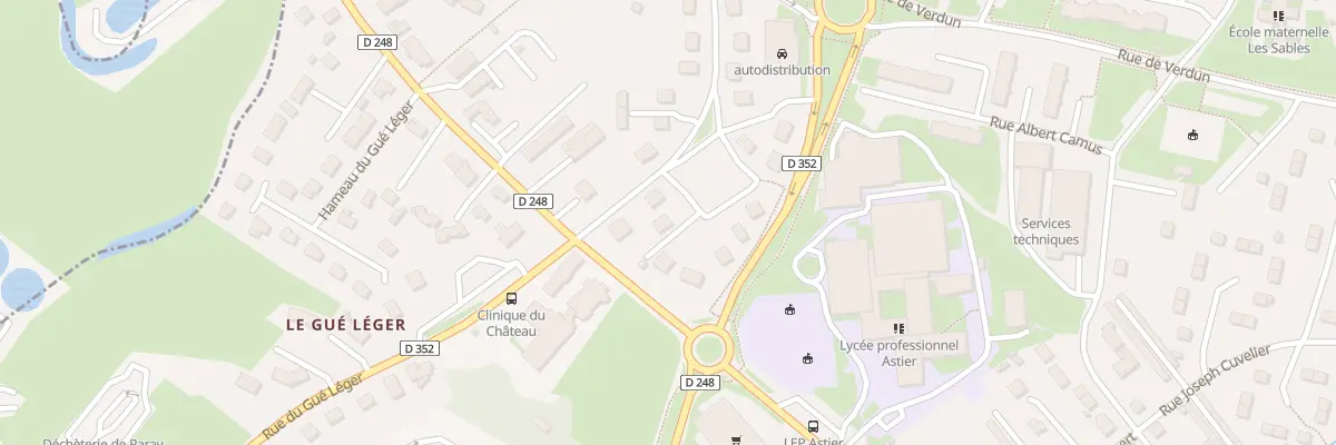Plan du 6 Rue Ernest Carrier à Paray-le-Monial