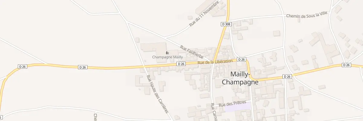 Plan du 18 Rue de la Liberation à Mailly-Champagne
