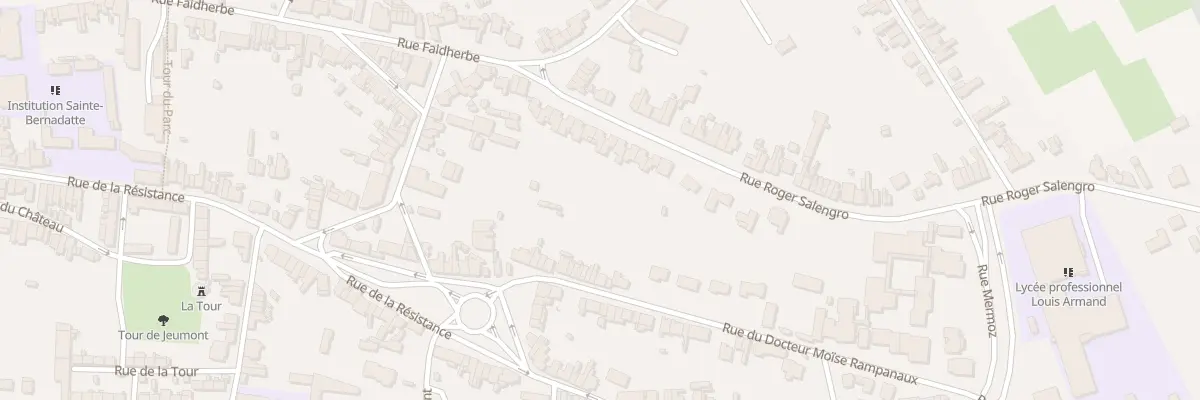 Plan du 81 Rue Roger Salengro à Jeumont