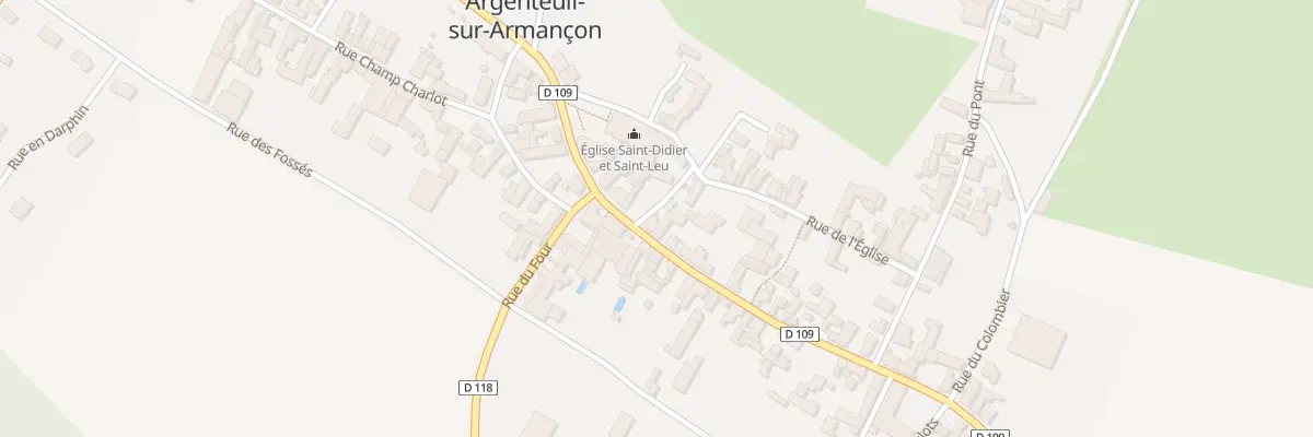 Plan du 30 Grande Rue à Argenteuil-sur-Armançon