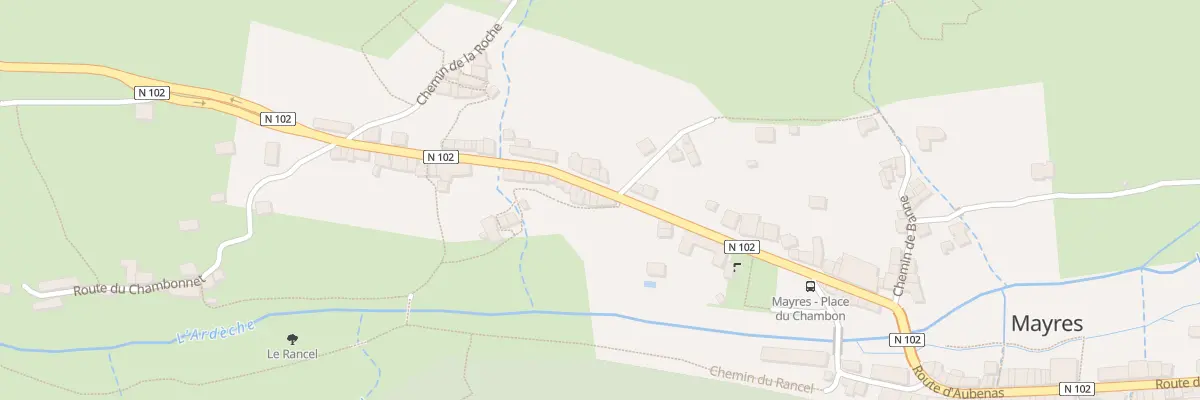 Plan du 265 Rte du Puy-En-Vey à Mayres