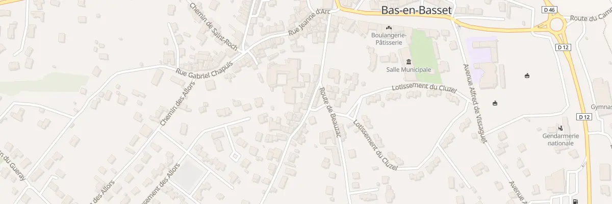 Plan du 8 Rue de la Conche à Bas-en-Basset