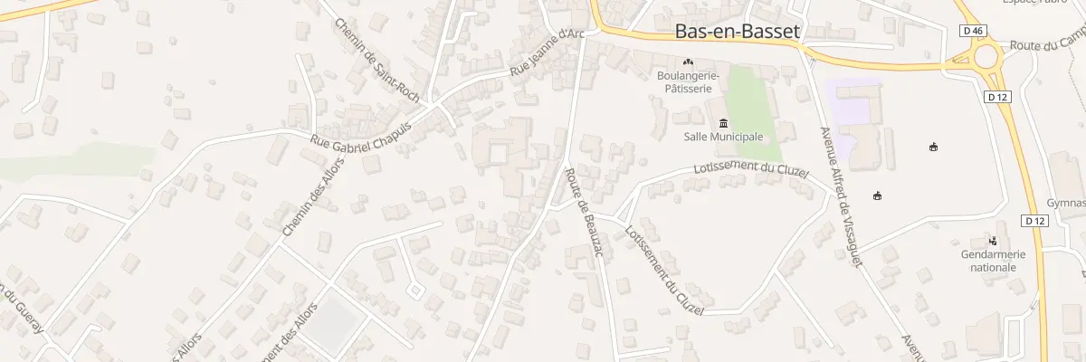 Plan du 4 Rue de la Conche à Bas-en-Basset