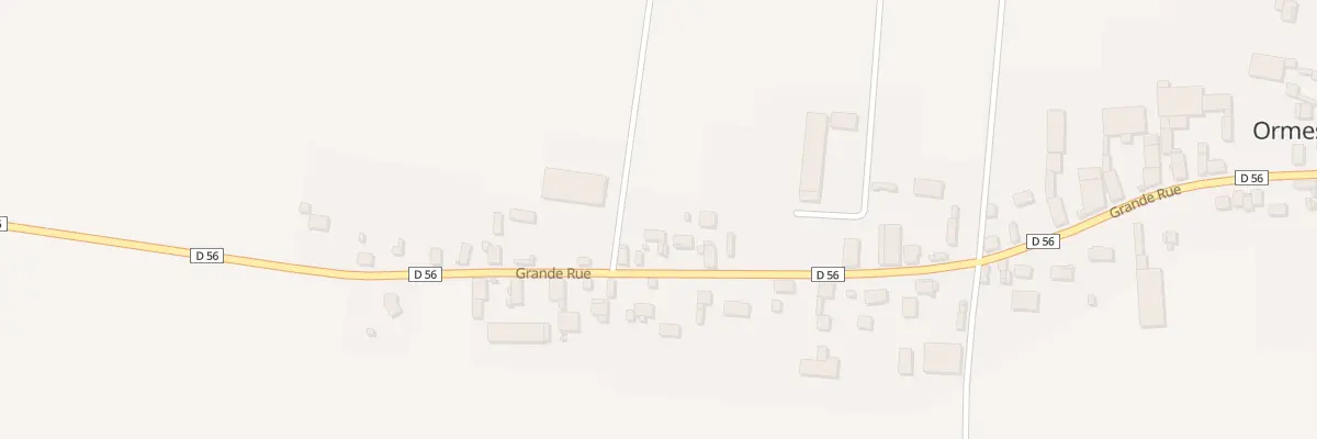 Plan du 13 Grande Rue à Ormes