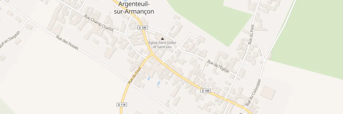 Plan du 2 Rue du Couvent à Argenteuil-sur-Armançon