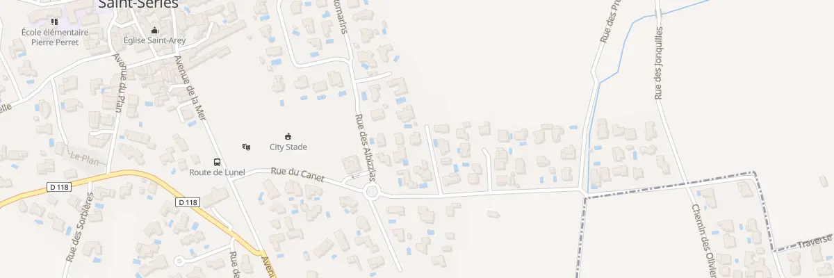 Plan du 269 Rue Du Canet à Saint-Sériès
