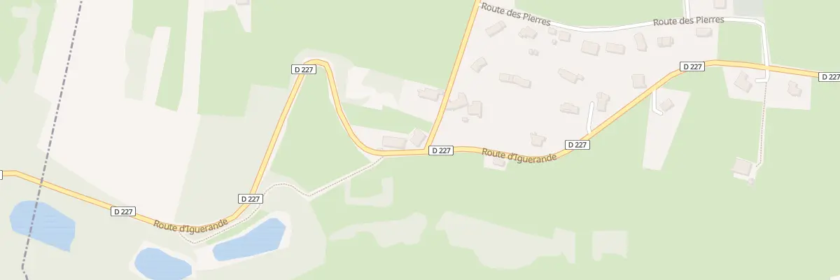 Plan du 1 Rte du Bussy à Fleury-la-Montagne