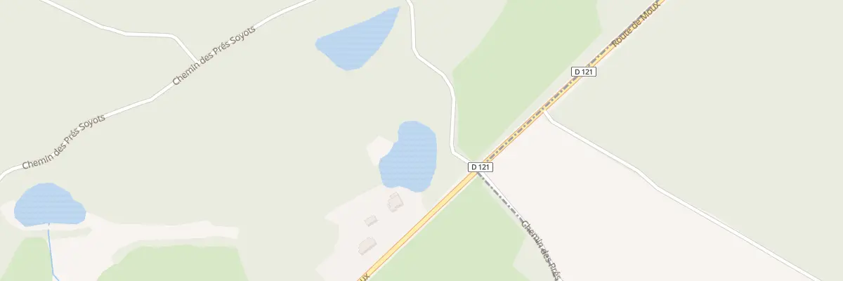 Plan du 33 Rte de Moux à Gien-sur-Cure