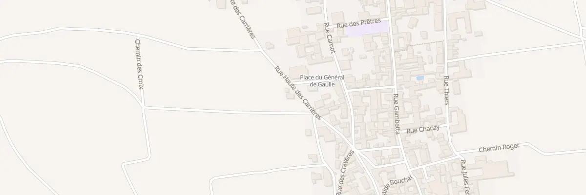 Plan du 26 Rue Haute des Carrieres à Mailly-Champagne