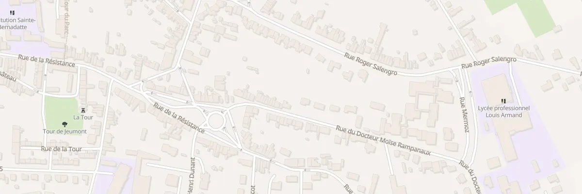 Plan du 84 Rue Moise Rampanaux à Jeumont