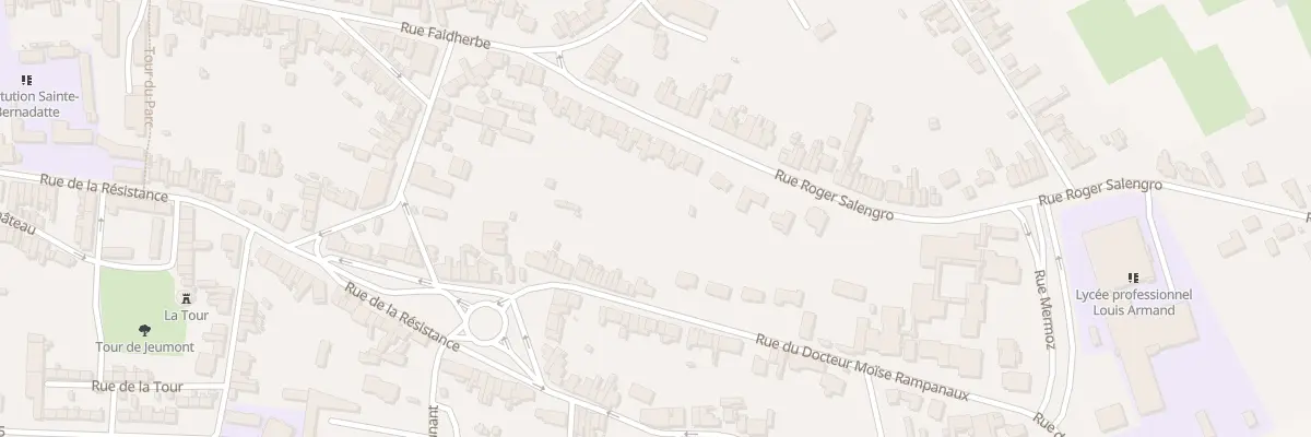Plan du 101 Rue Roger Salengro à Jeumont