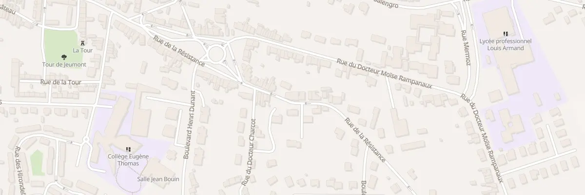 Plan du 598 Rue de la Résistance à Jeumont