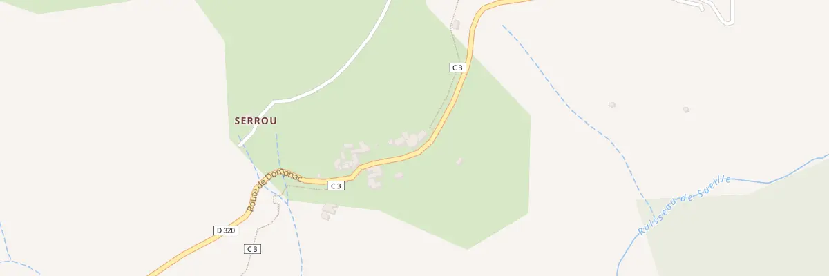Plan du 5050 Merle à Dompnac