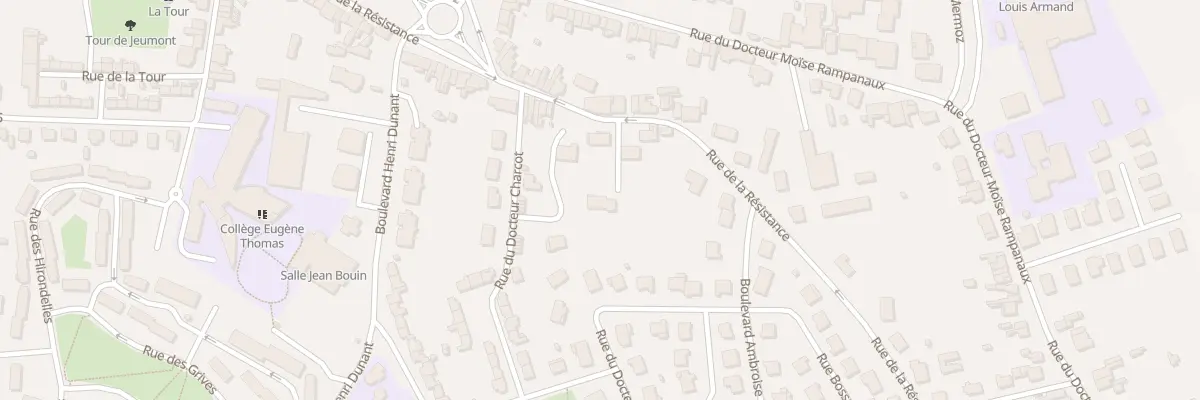Plan du 603 Rue de la Résistance à Jeumont