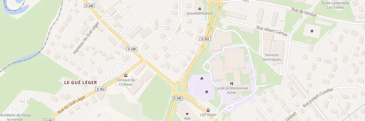 Plan du 10 Rue Ernest Carrier à Paray-le-Monial