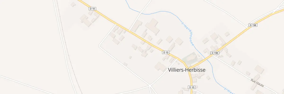 Plan du 9 Rue Basse à Villiers-Herbisse