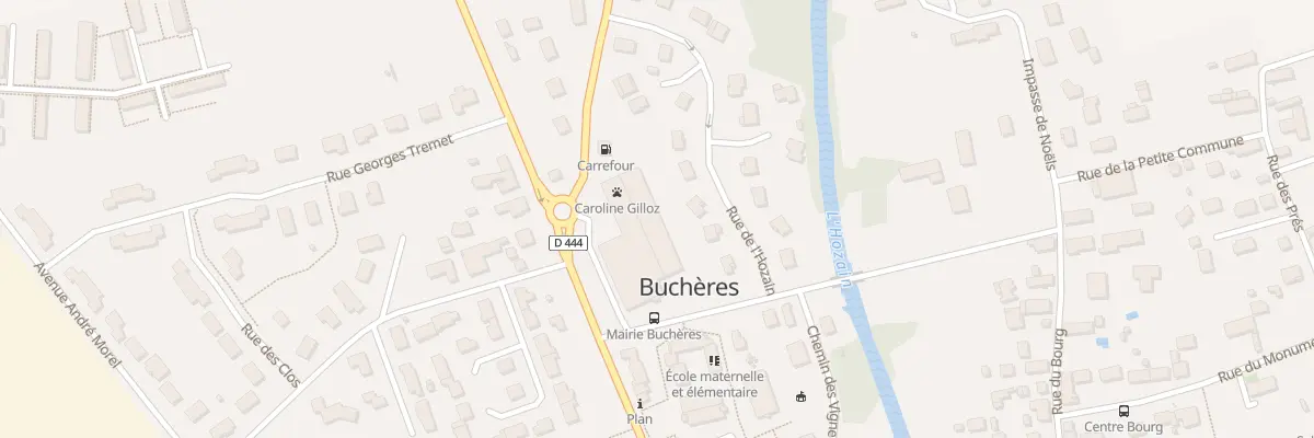 Plan du 1 Rte de Maisons-Blanches à Buchères