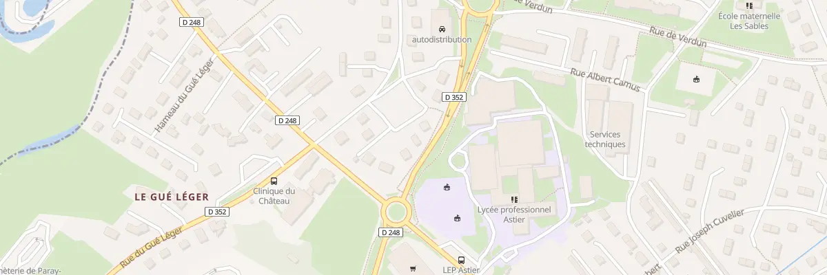Plan du 12 Rue Ernest Carrier à Paray-le-Monial