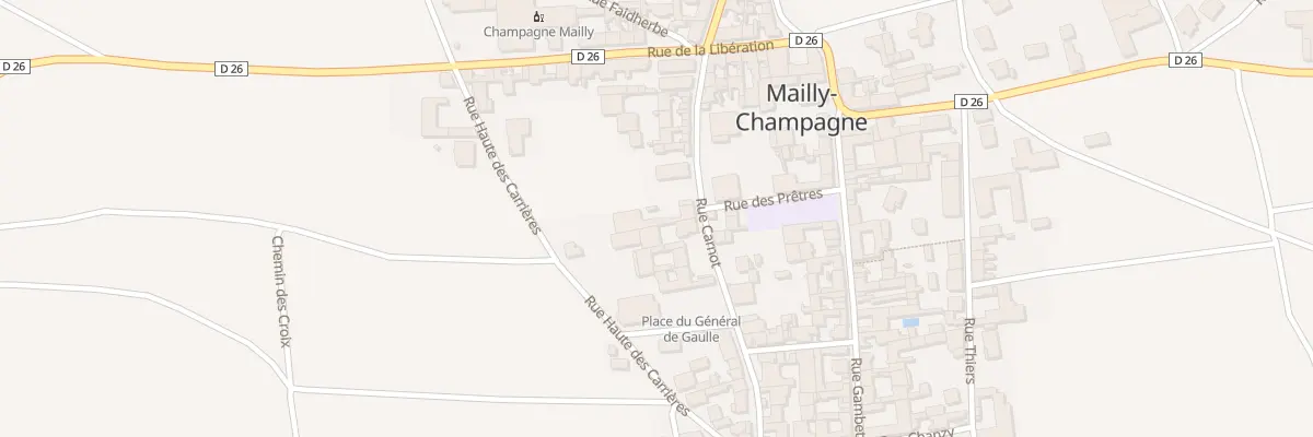 Plan du 12 Rue Carnot à Mailly-Champagne