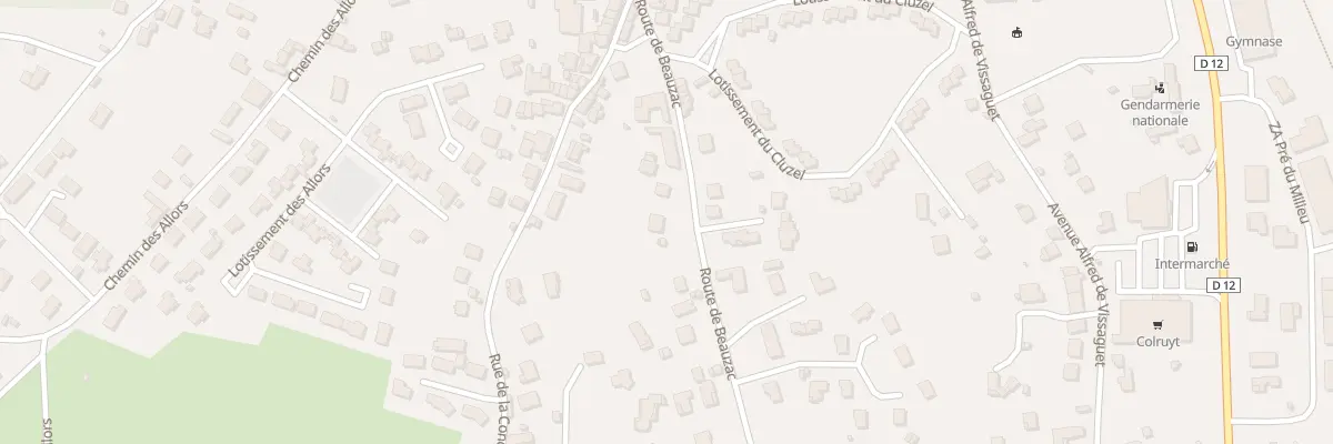 Plan du 10 Rte de Beauzac à Bas-en-Basset
