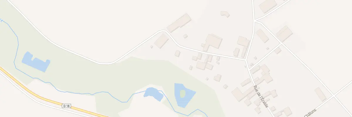 Plan du 17 Rue de l’Erable à Lenharrée