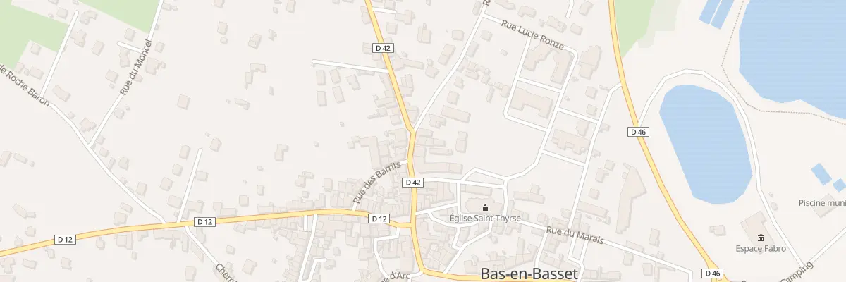 Plan du 18 Rue du Commerce à Bas-en-Basset