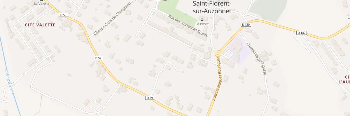 Plan du 5628 L’Eglise à Saint-Florent-sur-Auzonnet