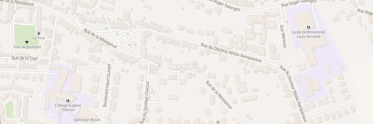 Plan du 632 Rue de la Résistance à Jeumont