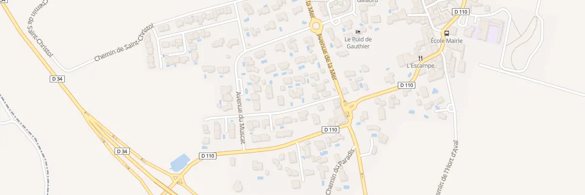 Plan du 330 Che des Gremenousas à Saturargues