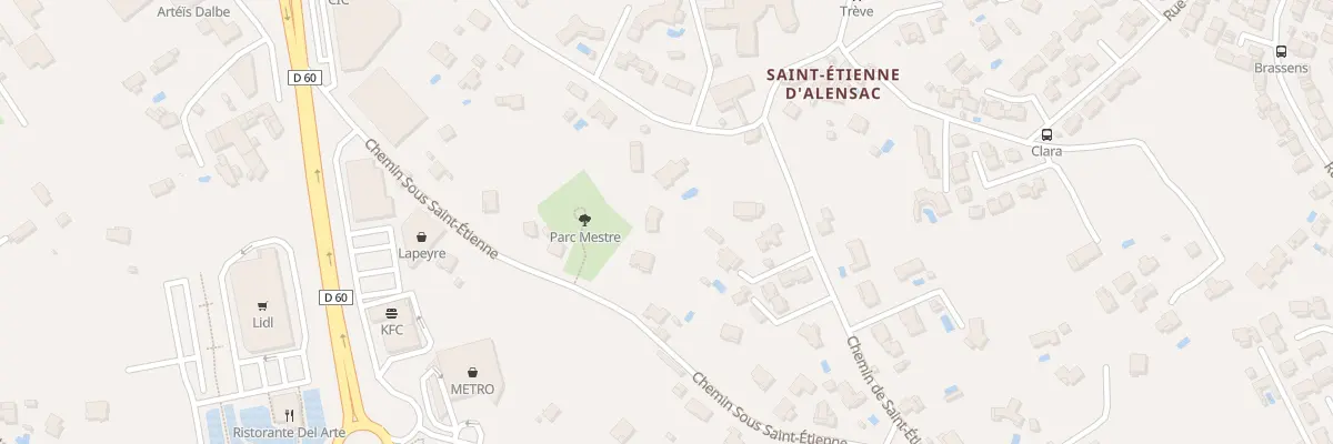 Plan du 449 Che sous St Etienne à Alès