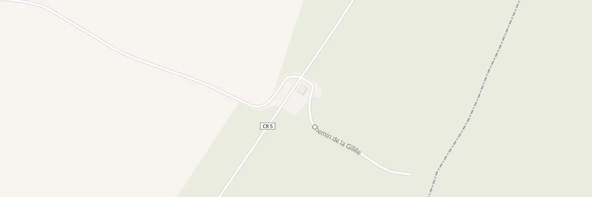 Plan du 70 La Gillee à Sarry