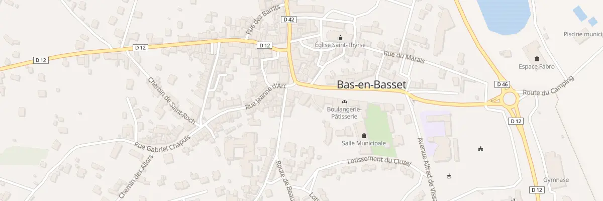 Plan du 6 Pl de la Mairie à Bas-en-Basset