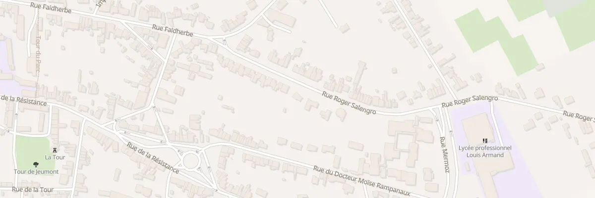 Plan du 135 Rue Roger Salengro à Jeumont
