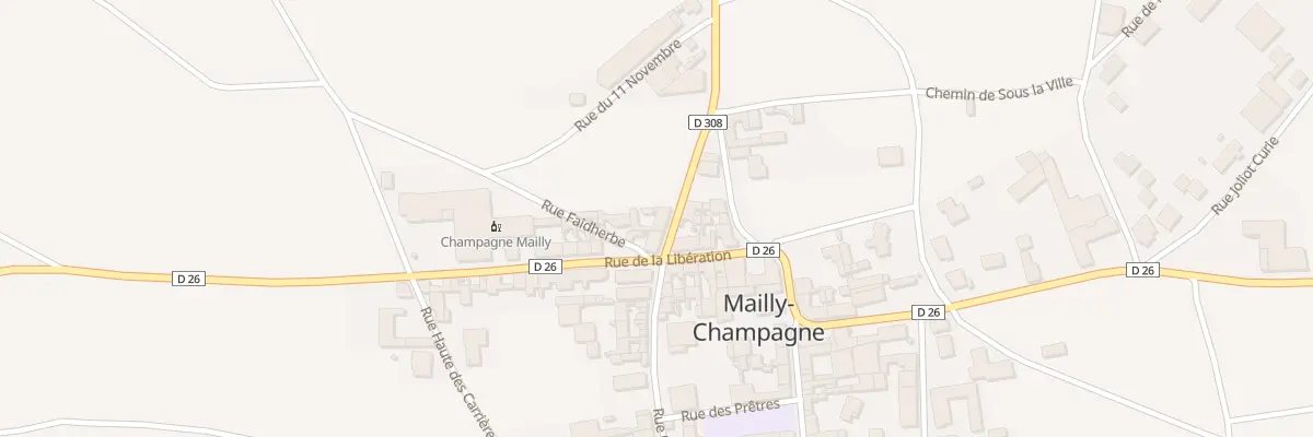 Plan du 5 Rue Alfred Remy à Mailly-Champagne