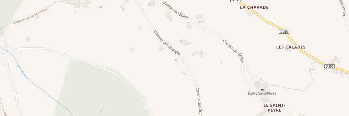 Plan du 5821 Chanssier et Mazet à Saint-Pierre-Saint-Jean