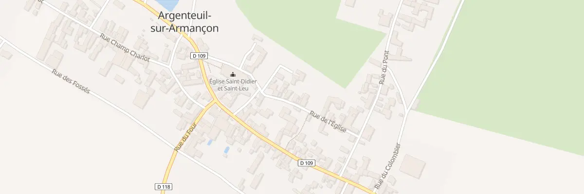 Plan du 12 Rue de l’Eglise à Argenteuil-sur-Armançon