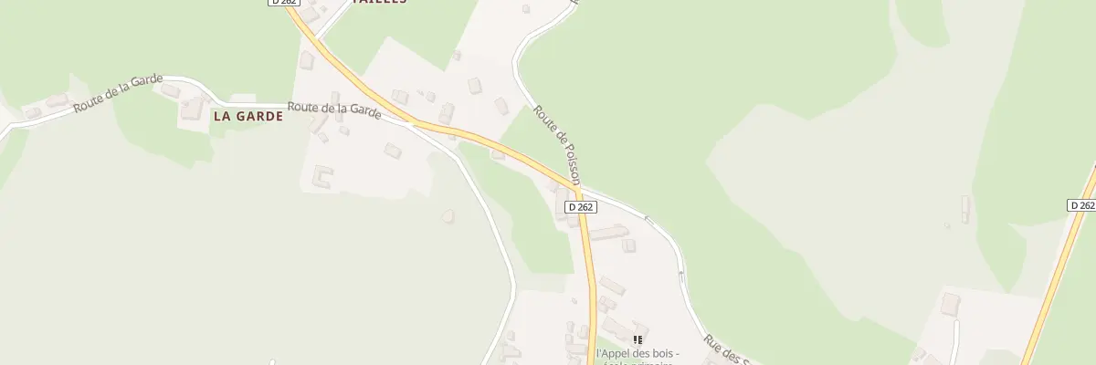 Plan du 5122 Le Bourg à La Comelle