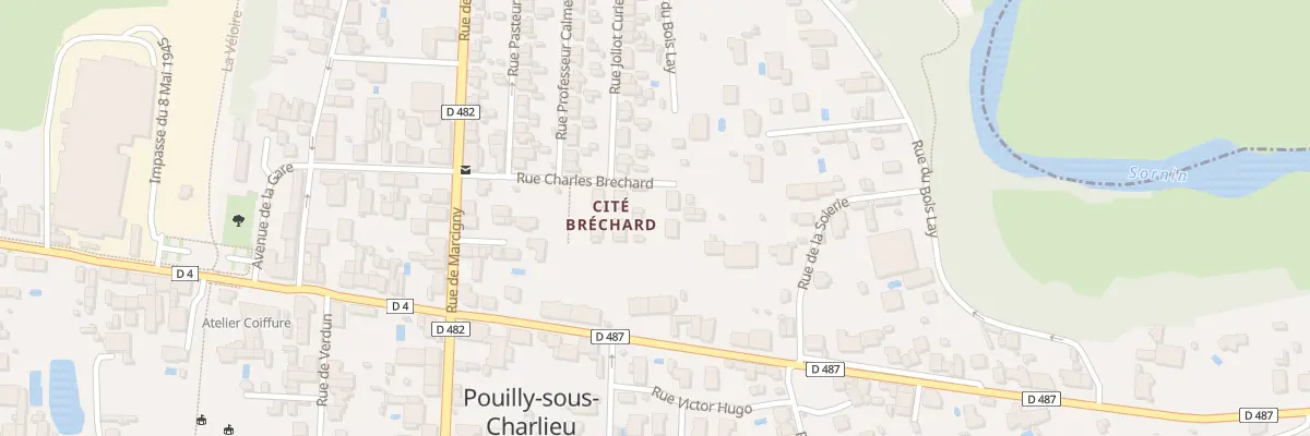 Plan du 88 Rue Charles Bréchard à Pouilly-sous-Charlieu