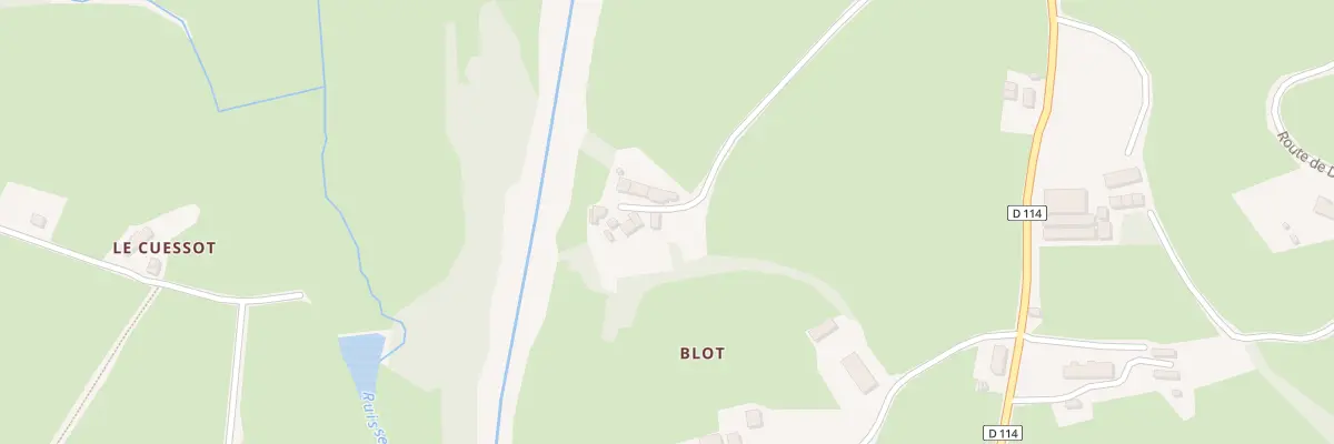 Plan du 409 Imp du Vieux Blot à Charbonnat