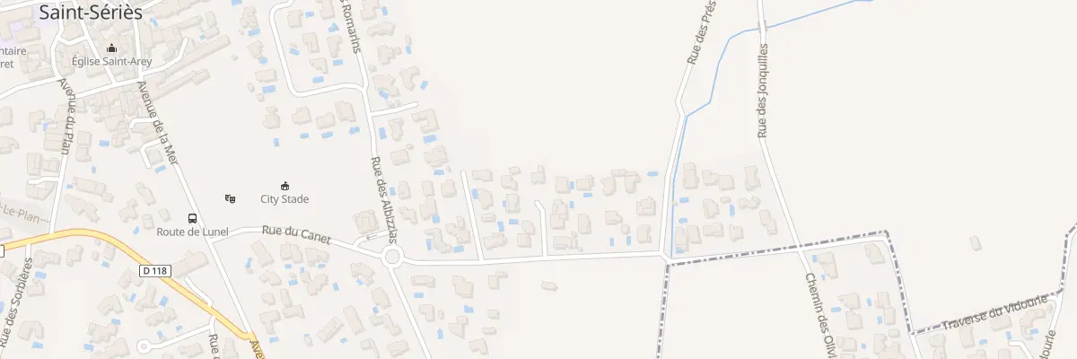 Plan du 56 Imp Des Tuillères à Saint-Sériès
