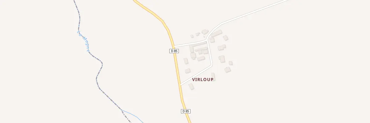 Plan du 1 Rte Mogne Virloup aux Bordes-Aumont
